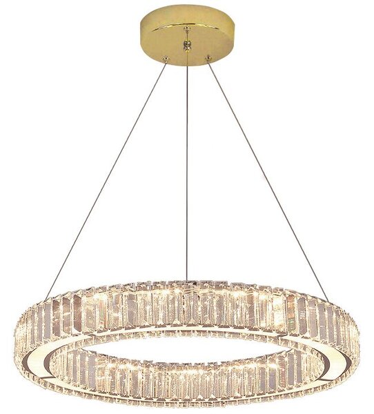 Toolight Toolight, LED závesné svietidlo 24W 4000lm APP1079-CP, zlatá, OSW-08891