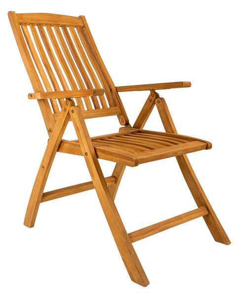 Doppler TAMAN DORSET FSC® teak polohovacie záhradné kreslo Doppler