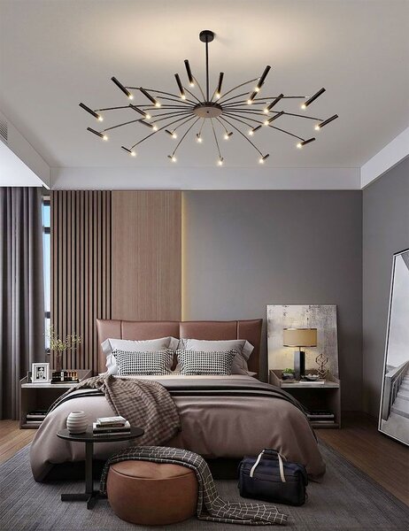 Toolight Toolight, stropná lampa 15xG9 APP1196-15CP, čierna, OSW-40113