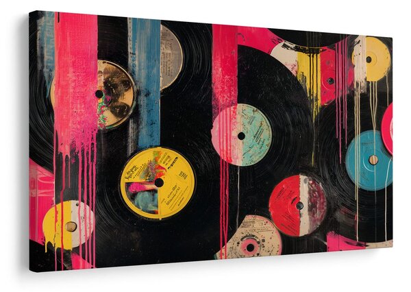 Obraz street artové vinylové platne