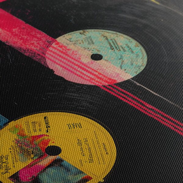 Obraz street artové vinylové platne