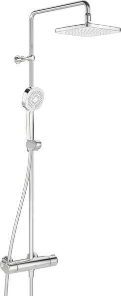 Hansa Micra Style Sprchová hlavica s dažďovým efektom, 3 prúdy, výtok 445–470 mm, chróm, 1 ks