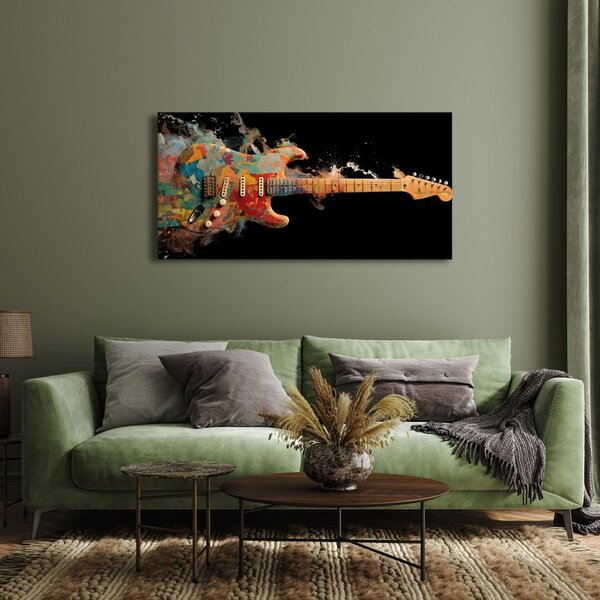 Obraz elektrická gitara v farbách