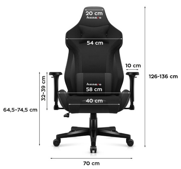Herná stolička Force 7.6 Black