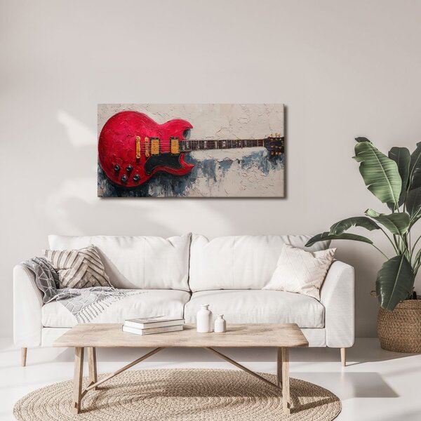 Obraz legendárna červená gitara SG