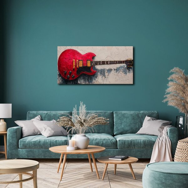 Obraz legendárna červená gitara SG
