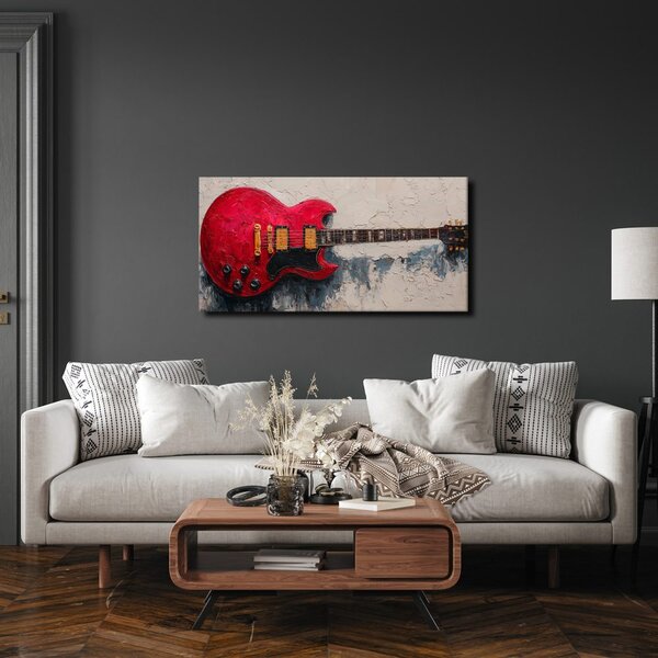 Obraz legendárna červená gitara SG