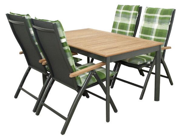 Doppler CONCEPT TEAK FSC® polohovacie záhradné kreslo Doppler