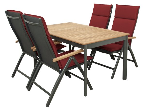 Doppler CONCEPT TEAK FSC® polohovacie záhradné kreslo Doppler