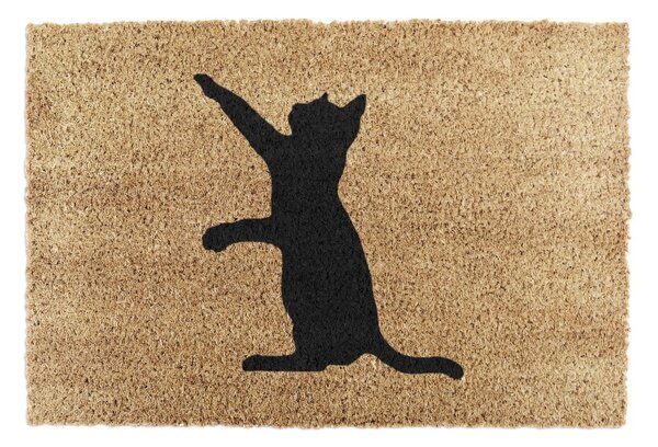 Rohožka z kokosového vlákna 40x60 cm Cat – Artsy Doormats