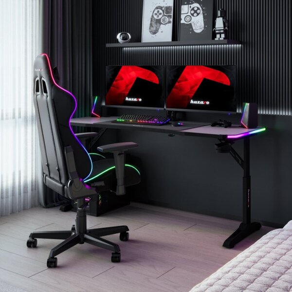 Herný stôl Hero 4.6 RGB Black