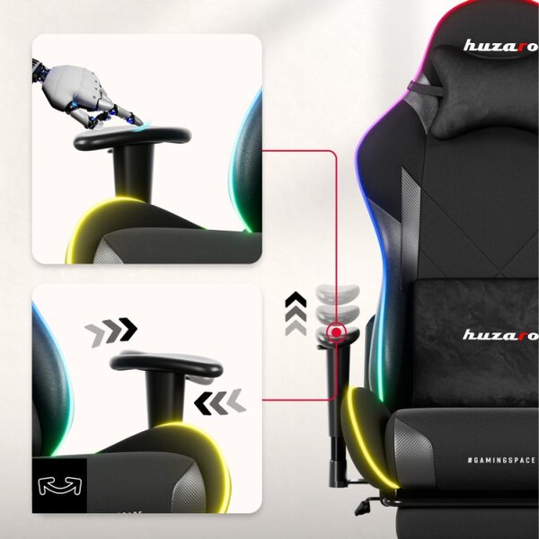 Herná stolička Force 5.7 RGB Black
