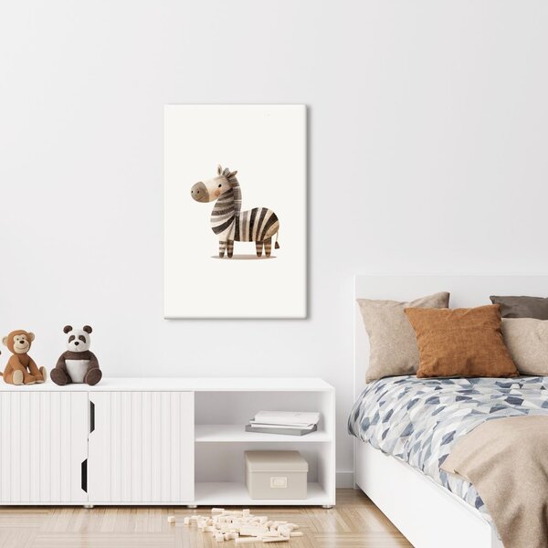 Obraz roztomilá pruhovaná zebra