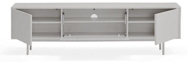 Sivý TV stolík 180x52 cm Sierra – Teulat