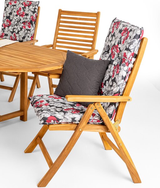 Doppler TAMAN NORFOLK FSC® teak polohovacie záhradné kreslo Doppler