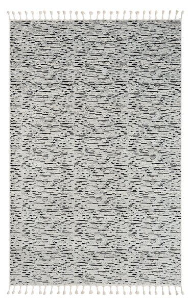 My Flair , Kusový koberec Moroccan Spirit schwarz, 100x200, čiernobiela, obývacia izba