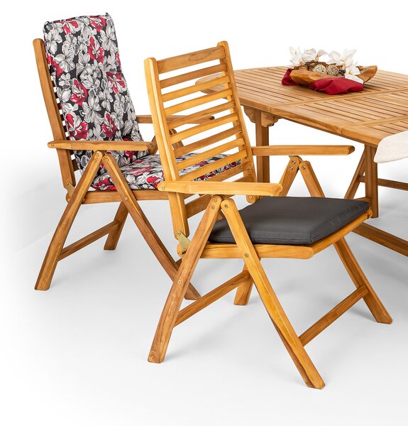 Doppler TAMAN NORFOLK FSC® teak polohovacie záhradné kreslo Doppler