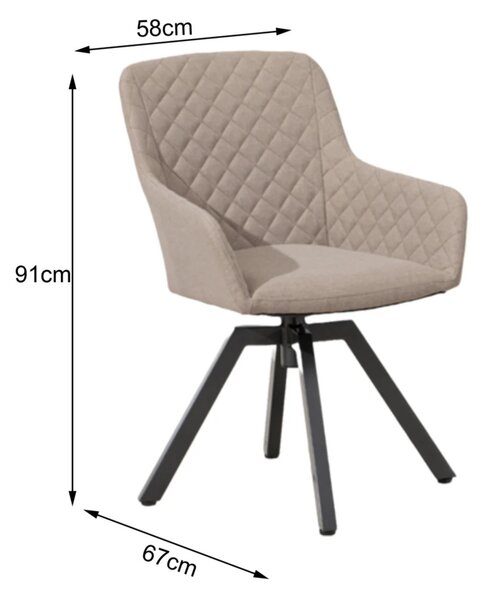 Doppler PARIS LIKA-TEX® záhradné kreslo mocca Doppler