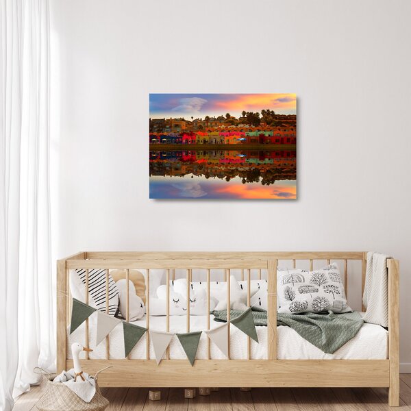 Sklenený obraz - Miesto pre letné kúpanie (70x50 cm)