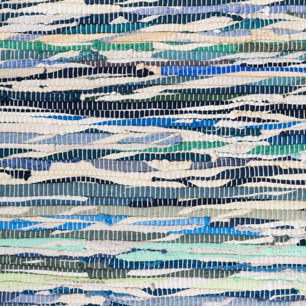 My Flair , Kusový koberec Ashraf grau/blau Mix, 80x150, modrá, chodba / predsieň