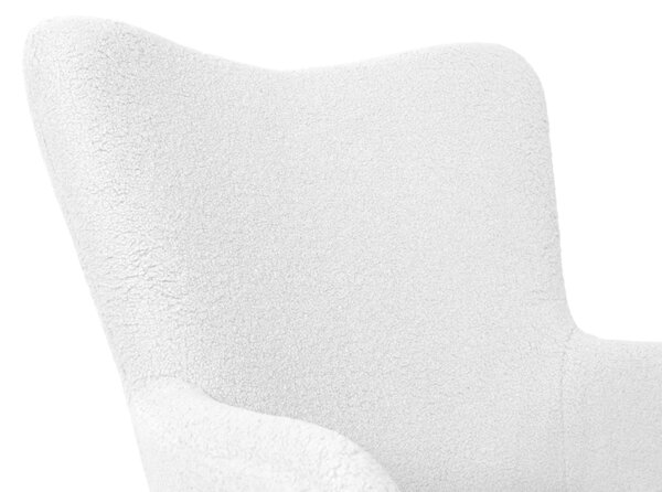 Wilsondo Kreslo s podnožkou Glasgow - biela
