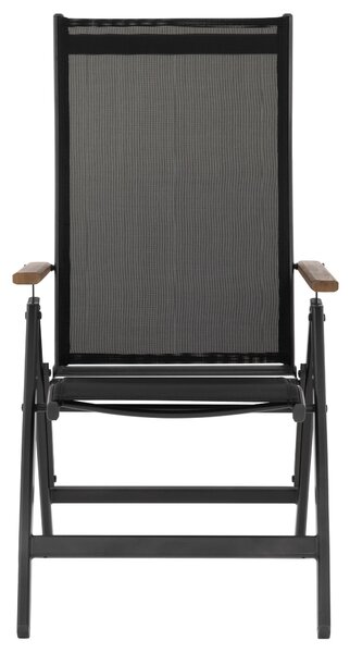 Doppler EXPERT antracit Wood Plus - záhradná hliníková sedacia súprava 4+2+1