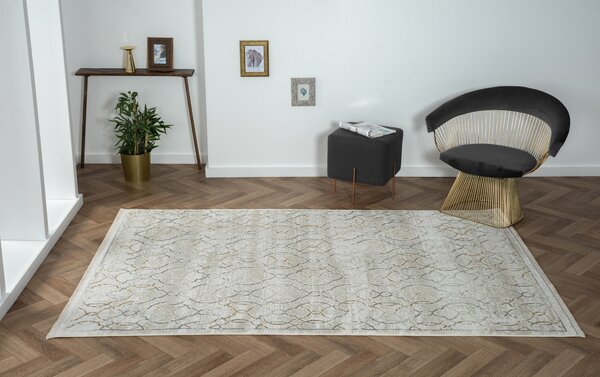 My Flair, Kusový koberec My Floor creme, 80x150, šedá, chodba / predsieň