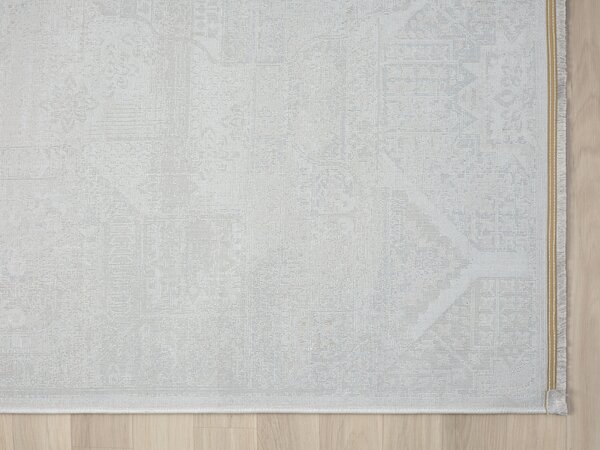 My Flair, Kusový koberec My Kazak creme, 160x230, šedá, chodba / predsieň