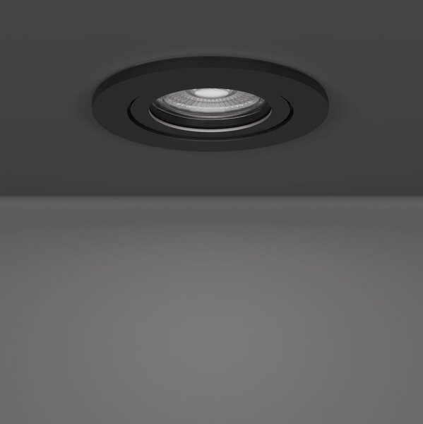 Eglo 902264 - Zapustené LED bodové svietidlo BARRANCO LED/4,8W/230V čierna