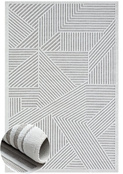 My Flair , Kusový koberec Casa grau – na von aj na doma, 140x200, šedá, chodba / predsieň