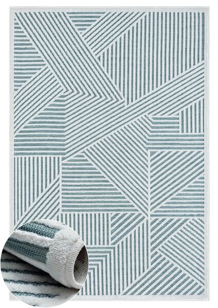 My Flair , AKCIA: 200x300 cm Kusový koberec Casa II blau – na von aj na doma, modrá, chodba / predsieň