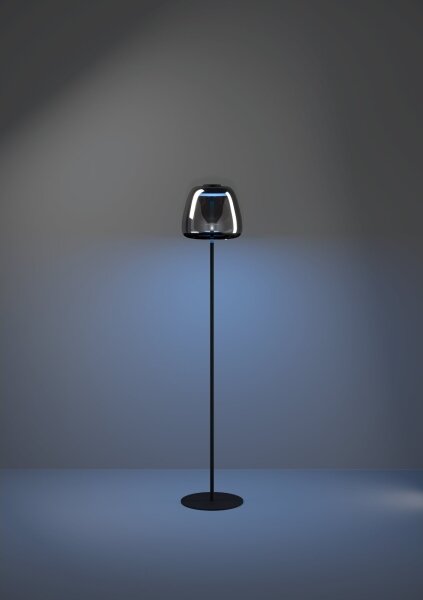 Eglo 901196 - LED RGBW Stlmiteľná stojacia lampa ALFERO-Z LED/15,5W/230V dymová