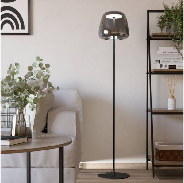 Eglo 901196 - LED RGBW Stlmiteľná stojacia lampa ALFERO-Z LED/15,5W/230V dymová