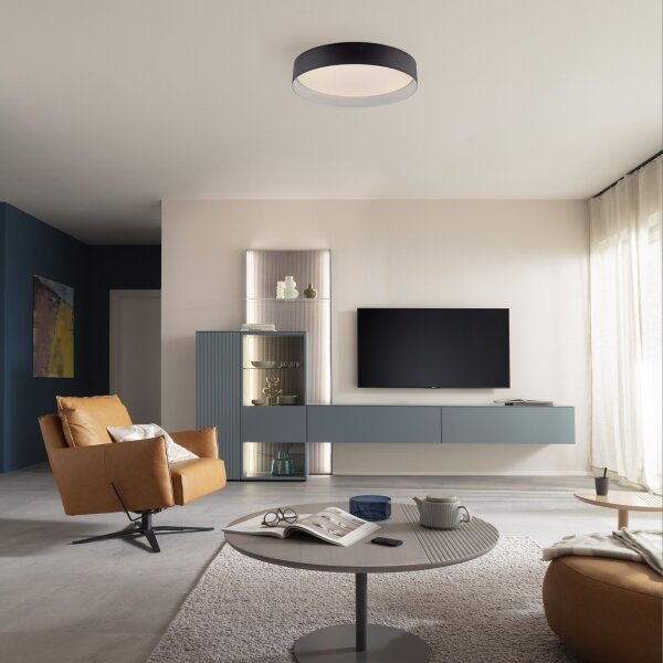 Schöner Wohnen 14594-18 -LED stmievateľné stropné svietidlo TAVOLI LED/20W/230V čierna+DO