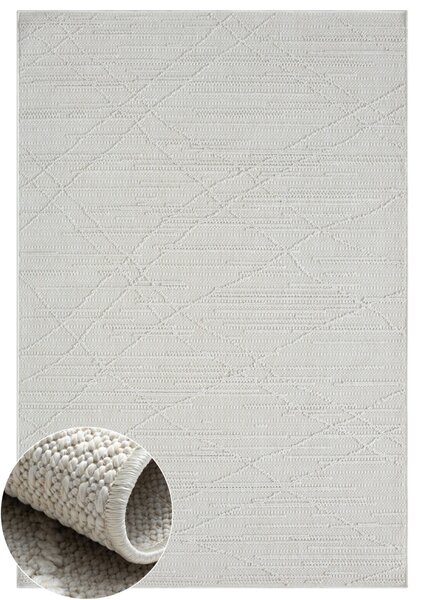 My Flair , Kusový koberec Velvet Dream cream – na von aj na doma, 80x150, biela, chodba / predsieň