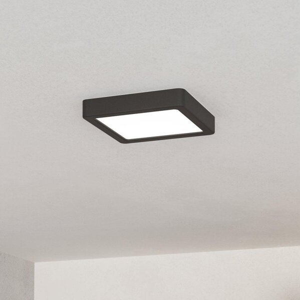 Eglo 901302-LED Stropné svietidlo FUEVA LED/7W/230V 2700/4000/6500K 15x15cm čierne