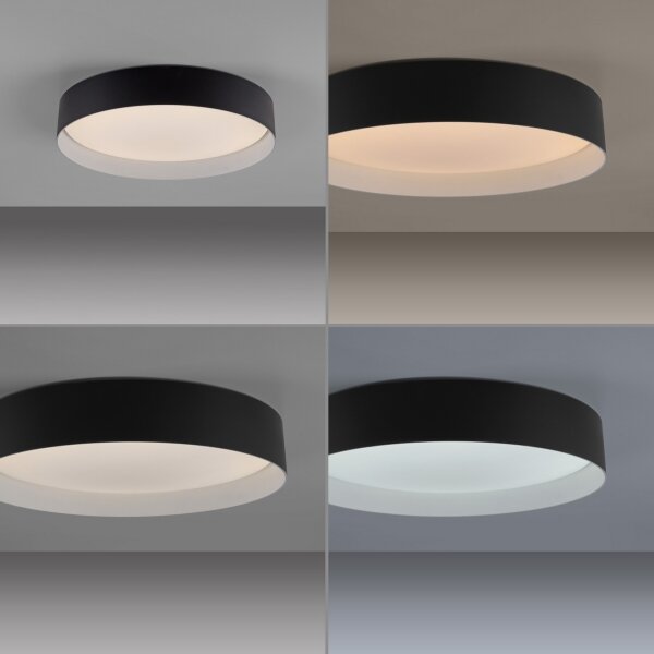 Schöner Wohnen 14594-18 -LED stmievateľné stropné svietidlo TAVOLI LED/20W/230V čierna+DO