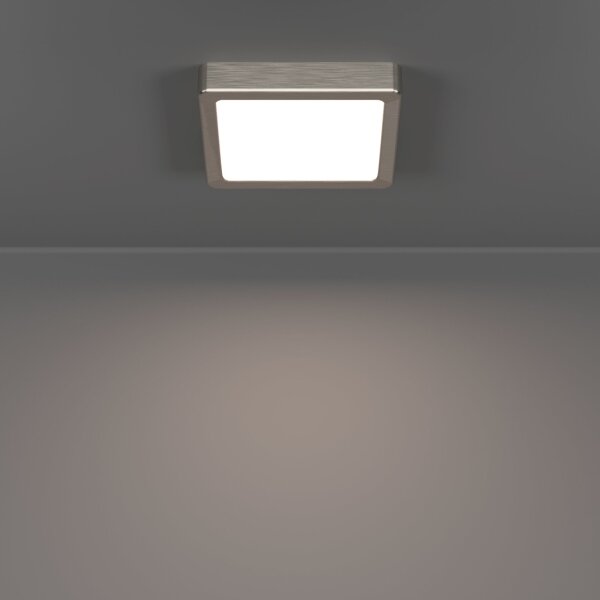 Eglo 901319 - LED stropné svietidlo FUEVA LED/7W/230V 2700/4000/6500K 15x15 cm chróm