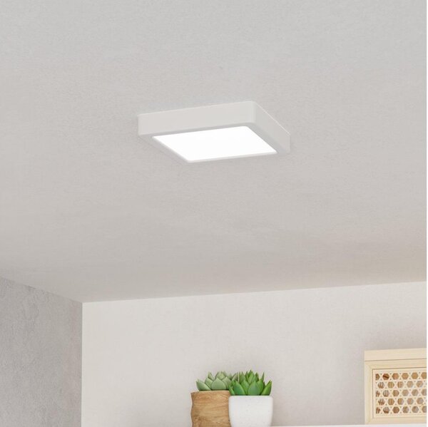 Eglo 901311 - LED stropné svietidlo FUEVA LED/7W/230V 2700/4000/6500K 15x15 cm biela