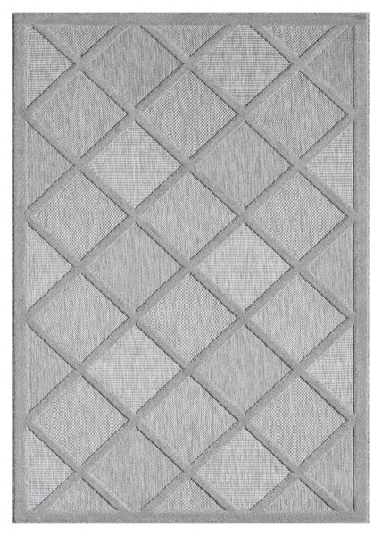 My Flair , Kusový koberec Mara II grau – na von aj na doma, 160x230, šedá, chodba / predsieň
