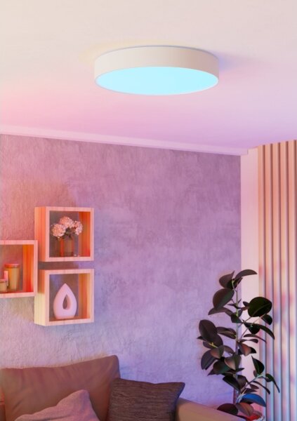 Eglo 901907 - LED RGBW Stmievateľné stropné svietidlo GALLIZZI-Z LED/26W/230V pr. 49 cm biela