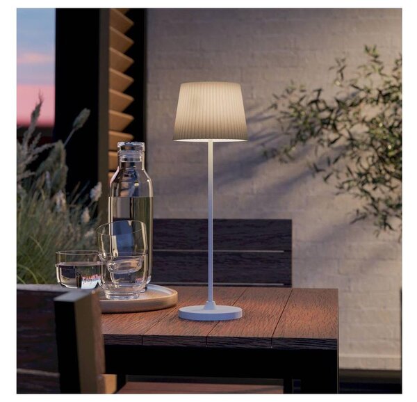 Eglo 75933 - LED stmievateľná nabíjateľná stolová lampa LEONERO LED/3,8W/5V 2000 mAh biela/zelená