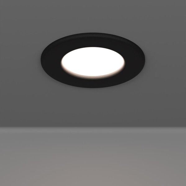 Eglo 901386 - LED podhľadové svietidlo FUEVA LED/3,7W/230V pr. 8,8 cm čierne