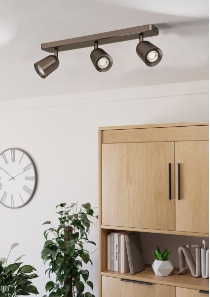 Eglo 901951 - Bodové svietidlo CAMALDOLI 3xGU10/10W/230V bronzové