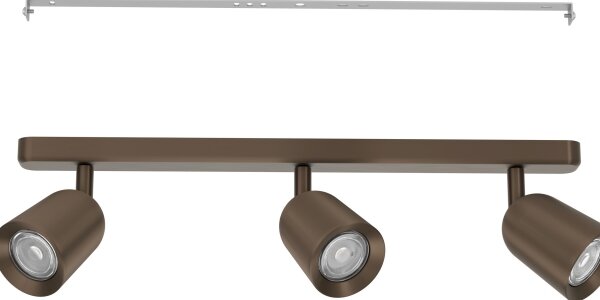 Eglo 901951 - Bodové svietidlo CAMALDOLI 3xGU10/10W/230V bronzové