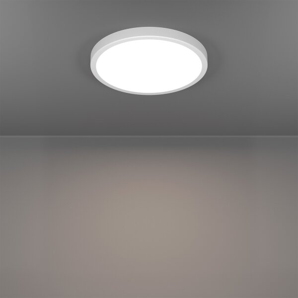 Eglo 901377 - LED RGBW stmievateľné dymové stropné svietidlo FUEVA-Z LED/14,3W/230V 27,8cm IP44 biela