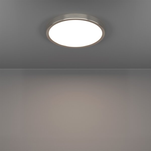 Eglo 901382 -LED RGBW stmievateľné dymové stropné svietidlo FUEVA-Z LED/14,3W/230V 27,8cm IP44 chróm