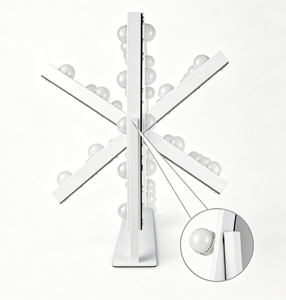Ekspand LED zrkadlo HOLLYWOOD 25x30cm