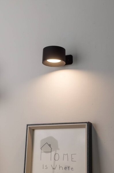 Eglo 74117 - LED stmievateľné nabíjateľné dotykové nástenné svietidlo MURAGLIE LED/5W/5V 2000 mAh čierne