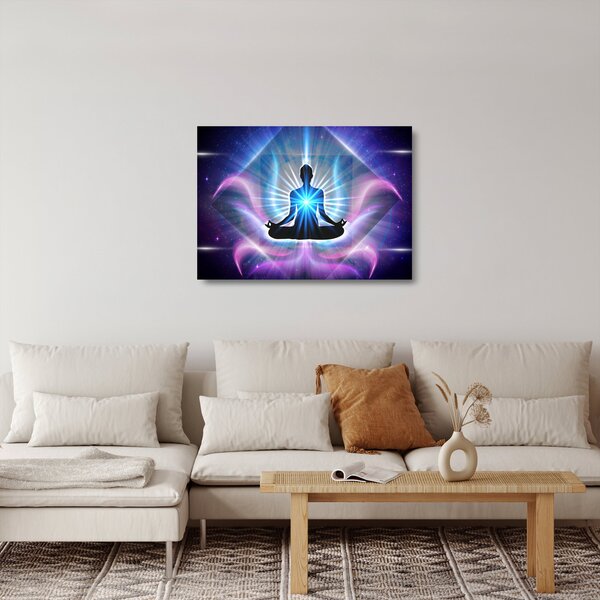 Sklenený obraz - Meditácia (70x50 cm)